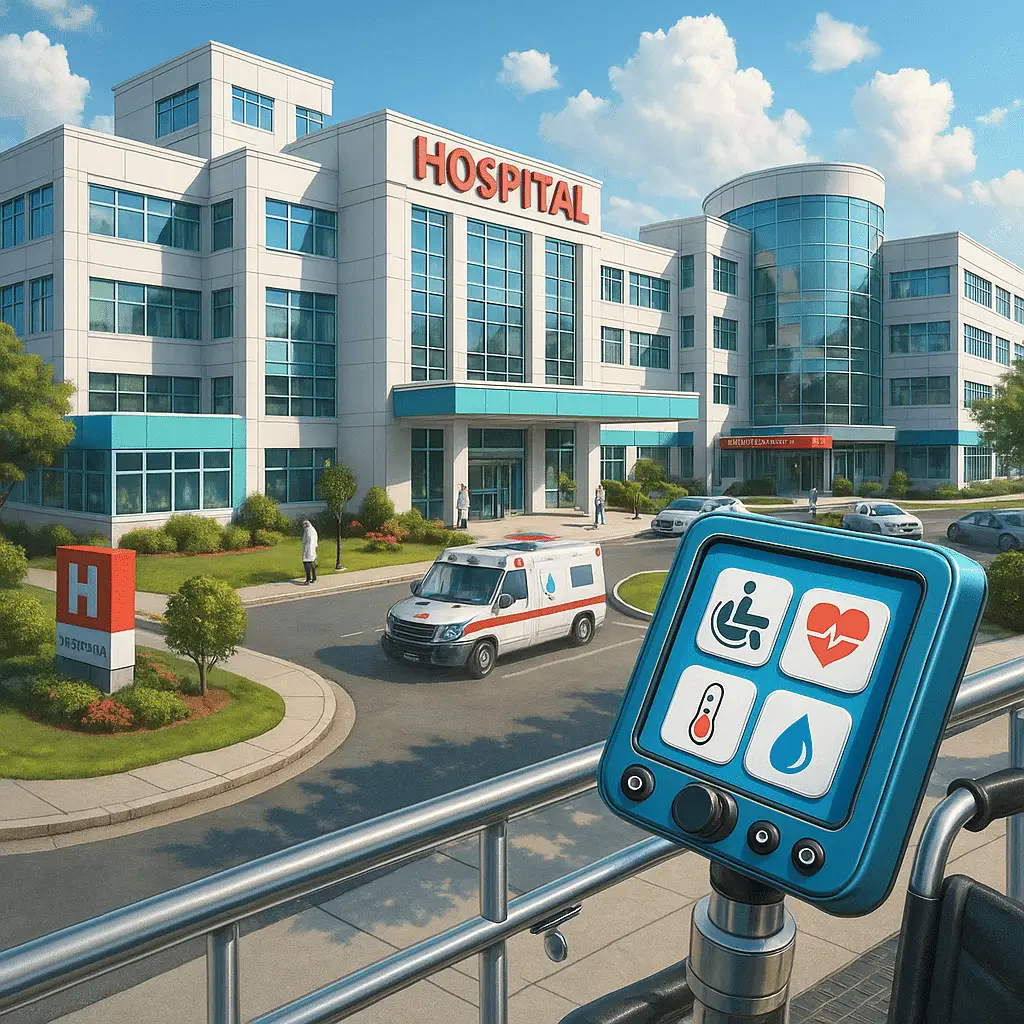 Pessoa medindo a temperatura com termômetro clínico digital, destacando o uso correto e a importância da higienização.