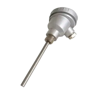 Termopar tipo K com cabeçote de alumínio para medição de temperatura industrial