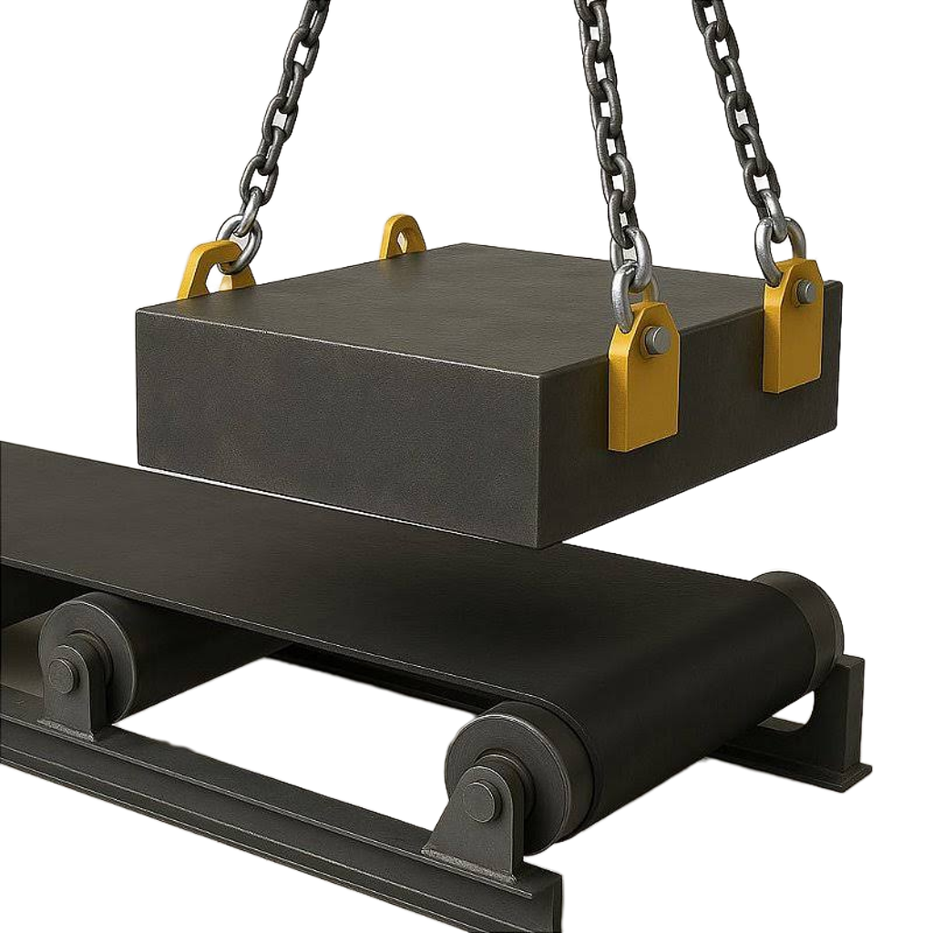 Super ímã de alta potência para separação e fixação de metais